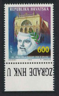 Croatia Split Theatre Bottom Margin 1993 MNH SG#231 - Kroatien