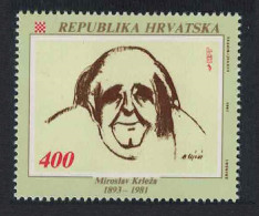 Croatia Birth Centenary Of Miroslav Krleza Writer 1993 MNH SG#246 - Croazia