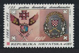 Croatia 125th Anniversary Of Croatian Militia 1993 MNH SG#264 - Croazia