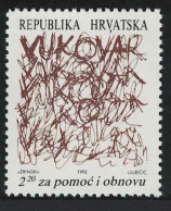 Croatia Vukovar Refugees' Fund 1992 MNH SG#168 - Kroatien