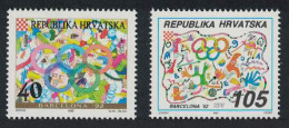 Croatia Olympic Games Barcelona 2v 1992 MNH SG#189-190 - Croatia