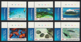 Cook Is. Fish Clams Marine Park 6v Corners 2013 MNH SG#1678-1683 - Cook Islands