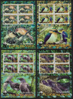 Cook Is. WWF Land Birds 4 Sheetlets Of 4v 2005 MNH SG#MS1474 MI#1540-1543 Sc#1270-1273 - Cook Islands