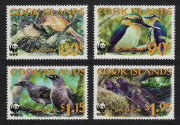 Cook Is. WWF Land Birds 4v 2005 MNH SG#1474 MI#1540-1543 Sc#1270-1273 - Cookinseln