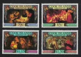 Cook Is. Christmas. Religious Paintings 4v 1991 MNH SG#1256-1259 - Cook Islands