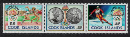 Cook Is. Olympic Games Barcelona And Albertville Strip Of 3 1990 MNH SG#1242-1244 Sc#1039 - Cookinseln