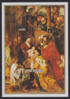 Cook Is. Painting By Rubens Christmas MS 1989 MNH SG#MS1231 Sc#1028 - Cookinseln