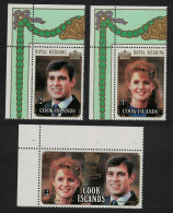 Cook Is. Prince Andrew 'Hurricane Relief' Overprint 3v 1987 MNH SG#1178-1180 - Cookinseln