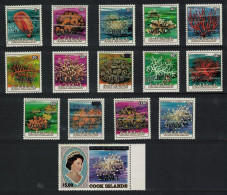 Cook Is. Corals Overprint 'O.H.M.S.' 15v 1986 MNH SG#O32=O50 - Cookinseln