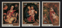 Cook Is. Paintings By Rubens Christmas 1986 MNH SG#1080-1082 - Cook