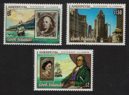Cook Is. Ameripex '86 International Exhibition Chicago 1986 MNH SG#1069-1071 - Cook Islands