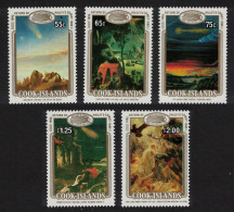 Cook Is. Appearance Of Halley's Comet Paintings 1986 MNH SG#1058-1062 - Cookinseln