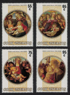 Cook Is. 'Virgin And Child' Paintings By Botticelli Christmas 1985 MNH SG#1052-1055 - Cook