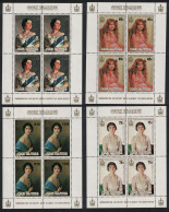 Cook Is. Life And Times Of The Queen Mother Sheetlets 1985 MNH SG#1035-1038 - Cook