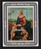 Cook Is. 'La Belle Jardiniere' Painting By Raphael MS 1983 MNH SG#MS938a - Cook Islands