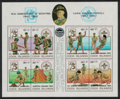 Cook Is. 15th World Scout Jamboree Alberta Canada MS 1983 MNH SG#MS883 - Cook