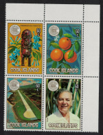 Cook Is. Fruits Airport Commonwealth Day Corner Block Of 4 1983 MNH SG#862-865 - Cookinseln