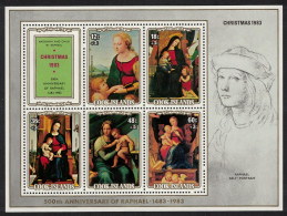 Cook Is. Christmas. Raphael Paintings MS 1983 MNH SG#MS937 - Cook