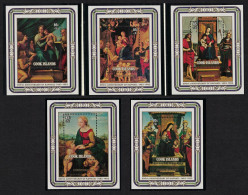 Cook Is. Christmas. Raphael Paintings 5 MSs Charity 1983 MNH SG#MS938 - Cookinseln