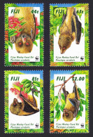 Fiji WWF Fijian Monkey-faced Bat 4v 1997 MNH SG#986-989 MI#812-815 Sc#797-800 - Fiji (1970-...)