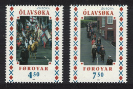 Faroe Is. Europa National Festivals St Olav's Day 2v 1998 MNH SG#346-347 - Faroe Islands