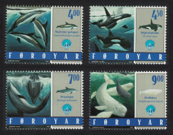 Faroe Is. Whales And Dolphins 4v 1998 MNH SG#342-345 - Féroé (Iles)