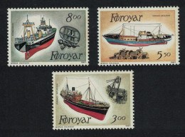Faroe Is. Trawlers Boats 3v 1987 MNH SG#146-148 MI#151-153 Sc#158-160 - Faroe Islands