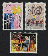 Faroe Is. 25th Anniversary Of Amnesty International 3v 1986 MNH SG#133-135 Sc#145-147 - Féroé (Iles)