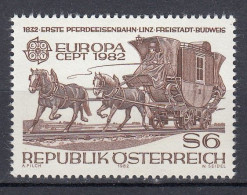 AUSTRIA OSTERREICH Horses Europa 1987  MNH(**) Mi 1713  #Fauna922 - Pferde