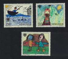 Faroe Is. International Year Of Child 3v 1979 MNH SG#44-46 Sc#45-47 - Isole Faroer