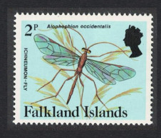 Falkland Is. Ichneumon Fly Insect 'Alophophin Occidentalis' 2p 1984 MNH SG#470a - Falkland