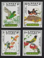 Ethiopia Parrot Chiffchat Oriole Seedeater Birds 4v 1989 MNH SG#1440-1443 - Ethiopie