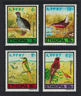 Ethiopia Francolin Weaver Rail Bee Eater Birds 4v 1985 MNH SG#1305-1308 - Ethiopia