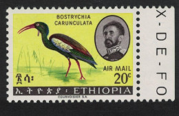 Ethiopia Wattled Ibis Bird 20c 1967 MNH SG#675 MI#566 - Ethiopie