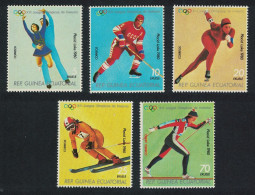 Eq. Guinea Slalom USSR Hockey Winter Olympic Games Lake Placid 5v 1978 MNH Sc#7819-7823 - Äquatorial-Guinea