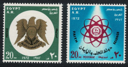 Egypt 20th Anniversary Of Revolution 2v 1972 MNH SG#1167-1168 - Autres & Non Classés