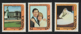 Dominica 21st Birthday Of Princess Of Wales 3v 1982 MNH SG#821-823 - Dominique (1978-...)