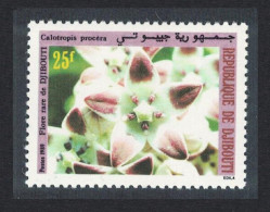 Djibouti Orchid 'Calotropis Procera' 1989 MNH SG#1037 - Djibouti (1977-...)