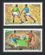 Djibouti World Cup Football Championship Mexico 2v 1986 MNH SG#973-974 - Djibouti (1977-...)