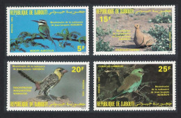 Djibouti Bee Eater Grouse Barbet Roller Audubon 4v Birds 1985 MNH SG#941-944 - Djibouti (1977-...)