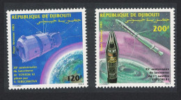 Djibouti Conquest Of Space 2v 1983 MNH SG#890-891 - Djibouti (1977-...)