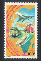 Djibouti Concorde Aircraft Train Truck Ship 1981 MNH SG#804 - Djibouti (1977-...)