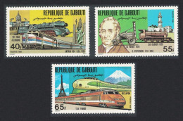 Djibouti Locomotives 3v 1981 MNH SG#812-814 - Gibuti (1977-...)