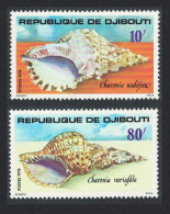 Djibouti Sea Shells 2v 1978 MNH SG#741-742 - Gibuti (1977-...)