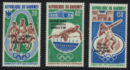 Dahomey Munich Olympic Medal Winners 3v 1972 MNH SG#481-483 MI#499-501 - Benin – Dahomey (1960-...)