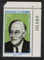 Dahomey Franklin D Roosevelt US President Corner 1970 MNH SG#391 MI#406 Sc#C116 - Benin – Dahomey (1960-...)