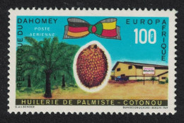 Dahomey Coconut And Palm Oil Plant Cotonou 100f 1969 MNH SG#376 - Benin - Dahomey (1960-...)