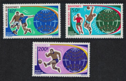 Dahomey World Cup Football Championship Mexico 3v 1970 MNH SG#398-400 MI#414-416 Sc#C121-C123 - Bénin – Dahomey (1960-...)