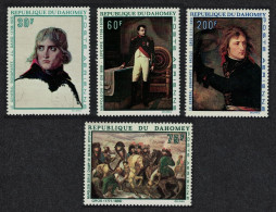 Dahomey Birth Napoleon Bonaparte 4v Paintings 1969 MNH SG#363-366 MI#379-382 Sc#C97-C100 - Bénin – Dahomey (1960-...)