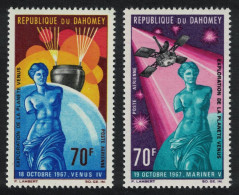 Dahomey 'Exploration Of The Planet Venus' 2v Space 1968 MNH SG#315-316 - Benin – Dahomey (1960-...)